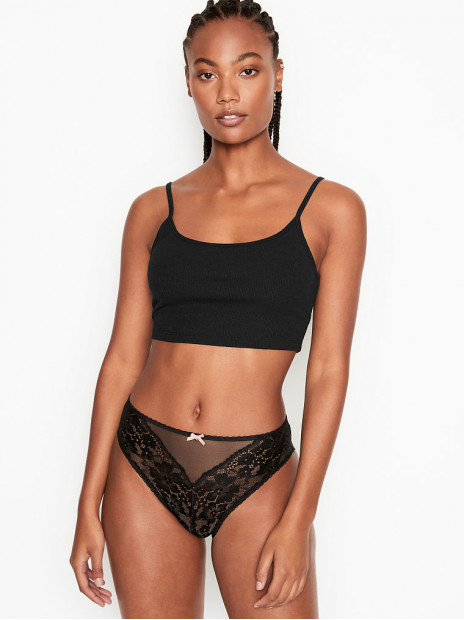 Lace High-leg Brief Panty