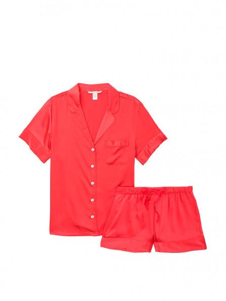 Satin Short PJ Set